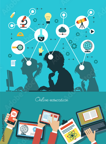 Infographic design of education