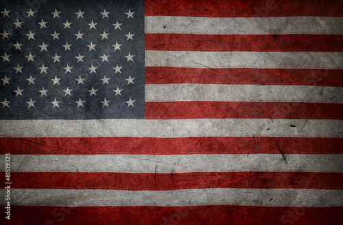 Grunge American flag