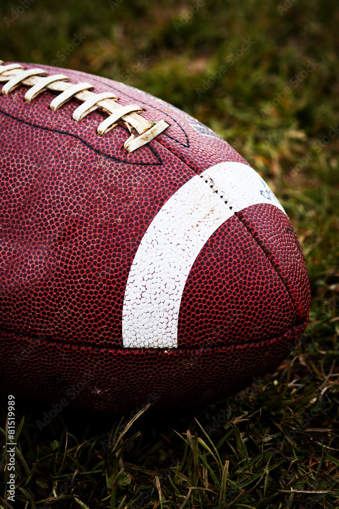 Obraz premium Close up of an american football
