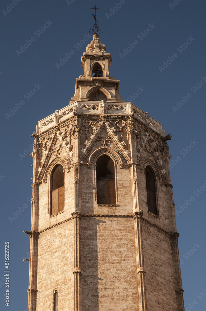 Valencia cathedral. Tower