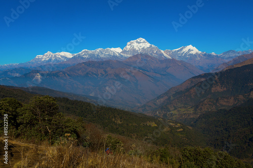 Machhapuchchhre mountain - Fish Tail in English is a mountain in