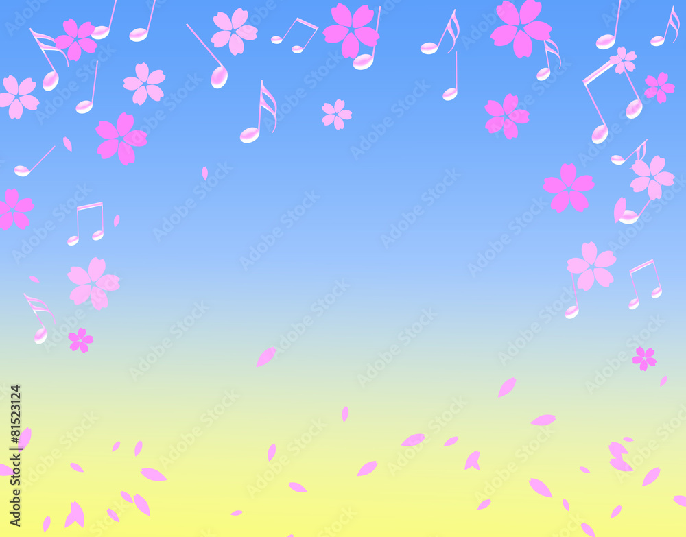 桜と音楽
