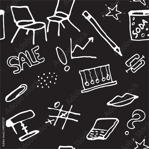 Vector Doodle Seamless Pattern