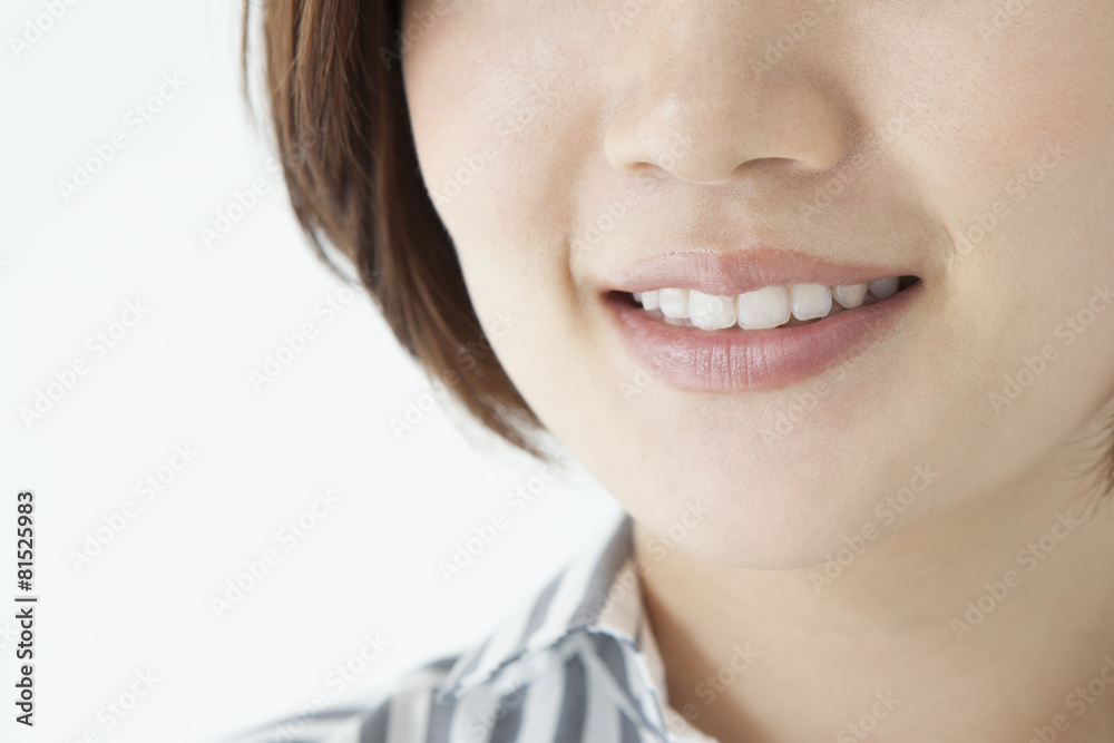 Fototapeta premium Beautiful woman of mouth