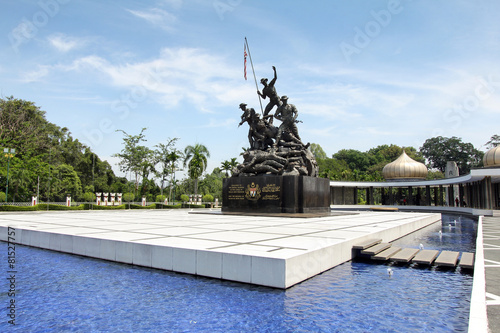 Photography The Tugu Negara National Monument in Kuala Lumpur