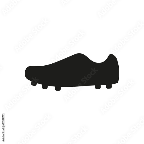 The Football boots icon. Soccer symbol. Flat