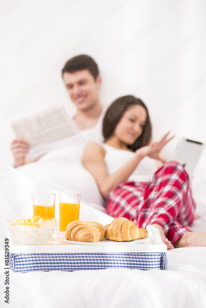 Breakfast in bed