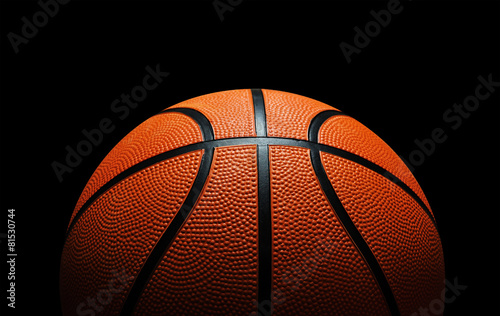 Basketball against black © chones
