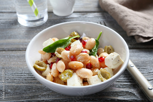 Tasty salad in a bowl