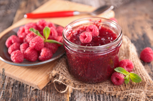 Obraz na płótnie raspberry jam