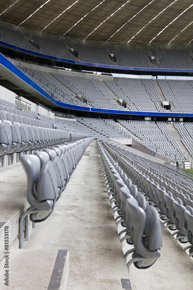 Obraz premium Empty Stadium Tribunes