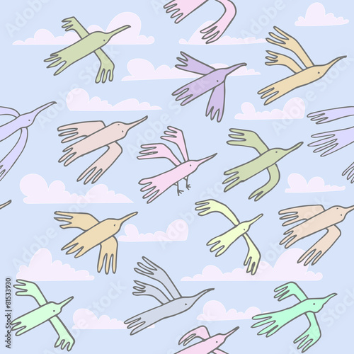 Seamless pattern.