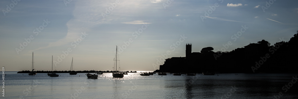 Silhouette in Sestri Levante