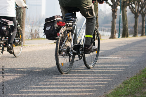 Fototapeta Naklejka Na Ścianę i Meble -  Fahrrad in der City