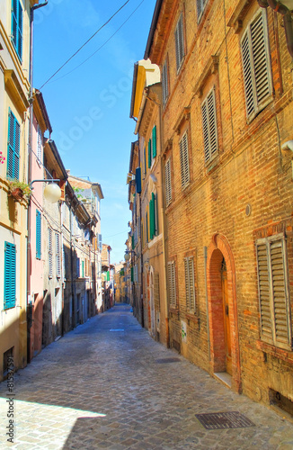 Alleyway. Macerata. Marche. Italy. © Mi.Ti.