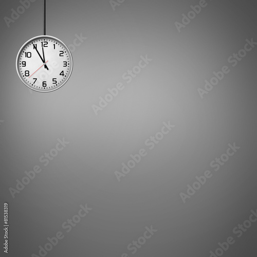 Hintergrund mit Uhr 5 vor 12