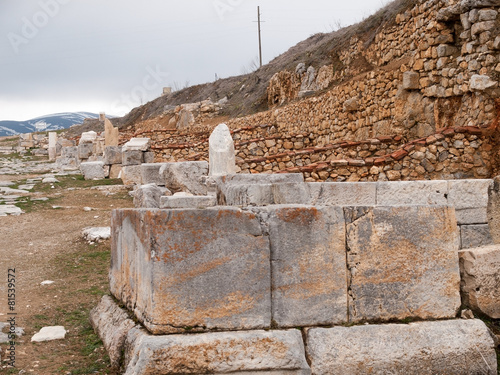 The ruins at Antioch in Pisidia in Turkey