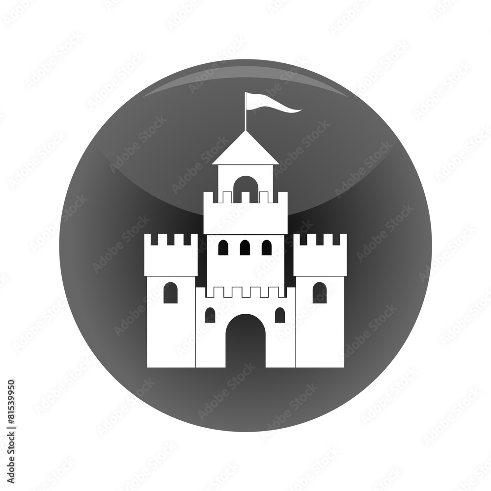 Castle icon - Illustration Castle icon - Illustration