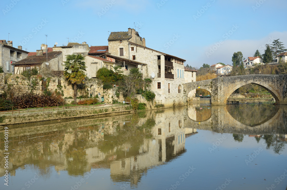 The ancient French town Nerac