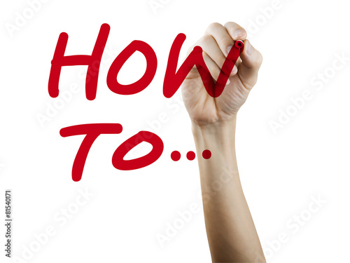 how to words written by hand