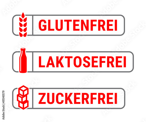 Icon Glutenfrei Laktosefrei Zuckerfrei