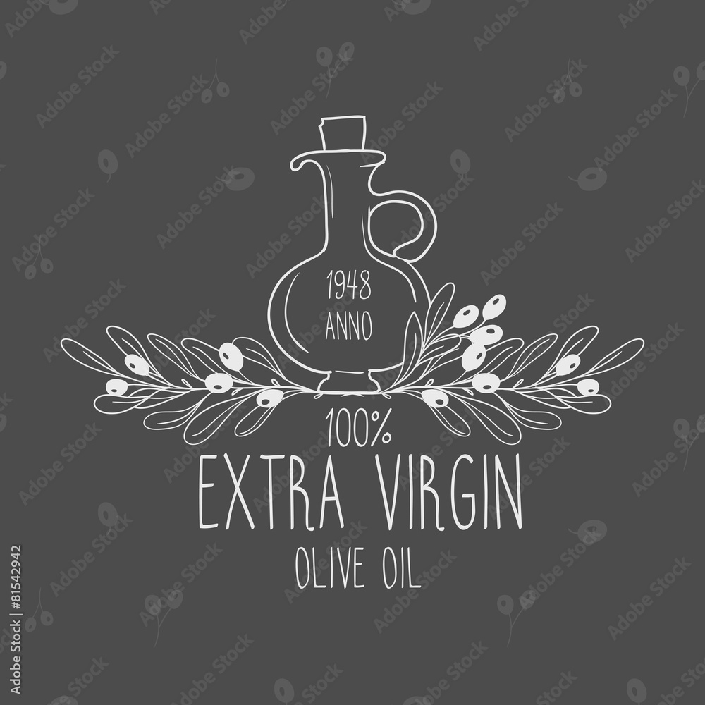 Olive oil dark logo Olive oil dark logo