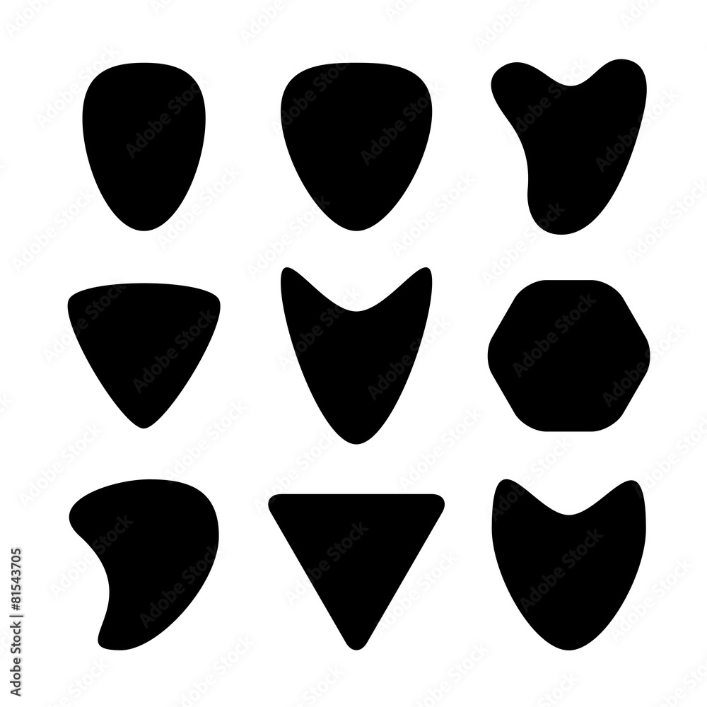 set of guitar picks