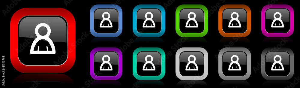 people vector icon set people vector icon set