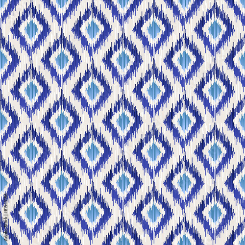 ikat seamless pattern photo