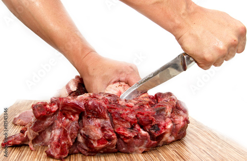 meat cutting knife