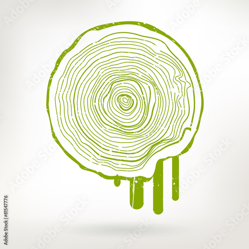 Save tree creative concept