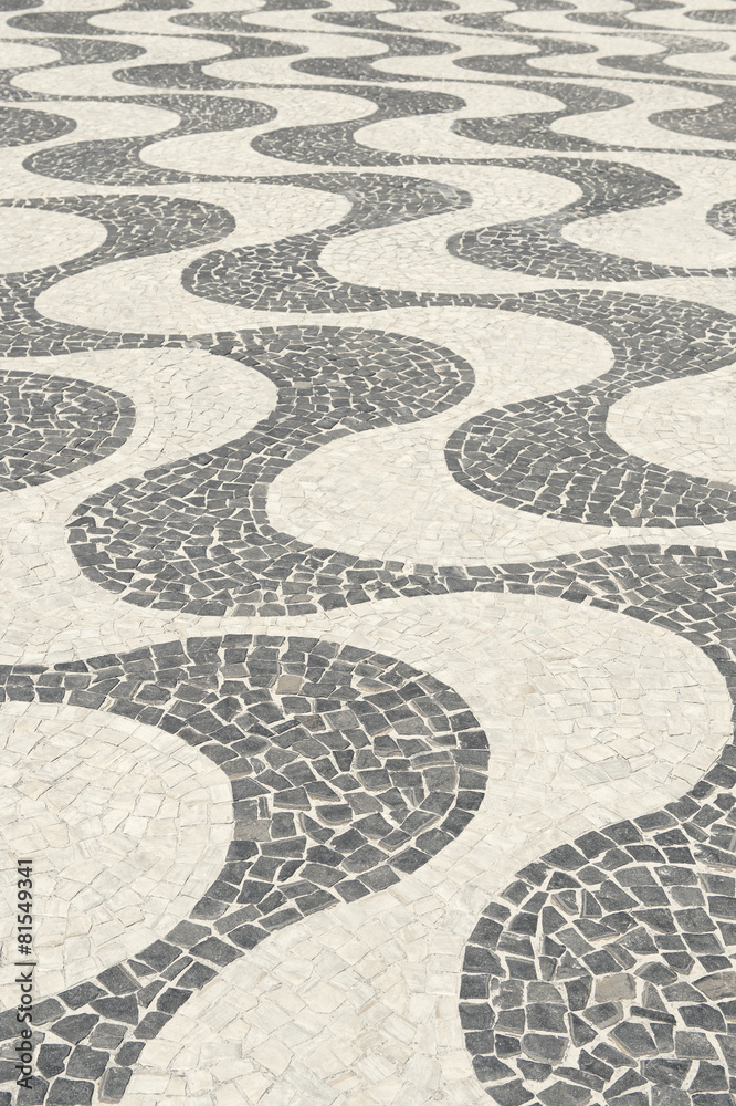Copacabana Beach Sidewalk Design Rio de Janeiro Copacabana Beach Sidewalk Design Rio de Janeiro