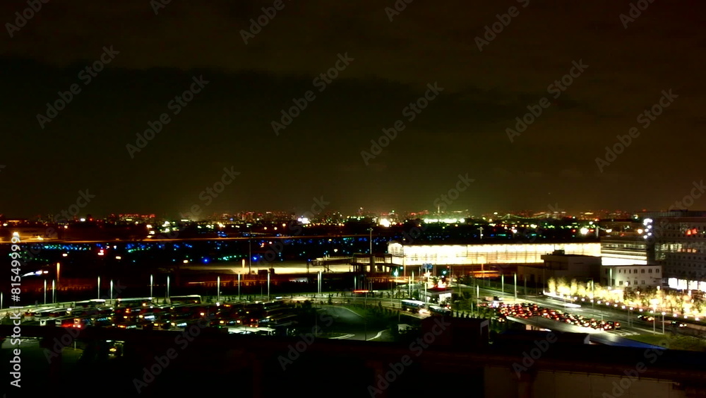 Nightlapse at Haneda International Airport Nightlapse at Haneda International Airport