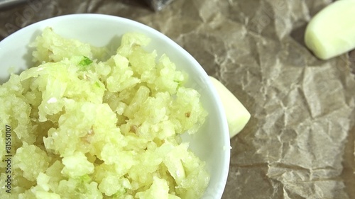 Pressed Garlic (seamless loopable)