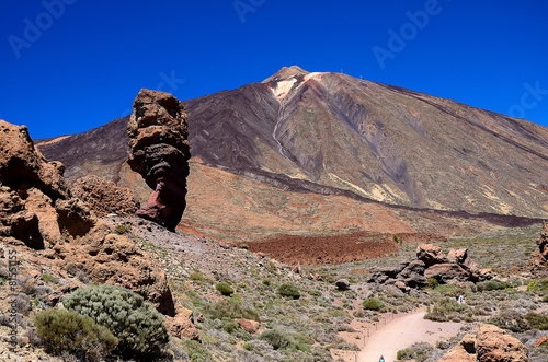View of the volcano Teide