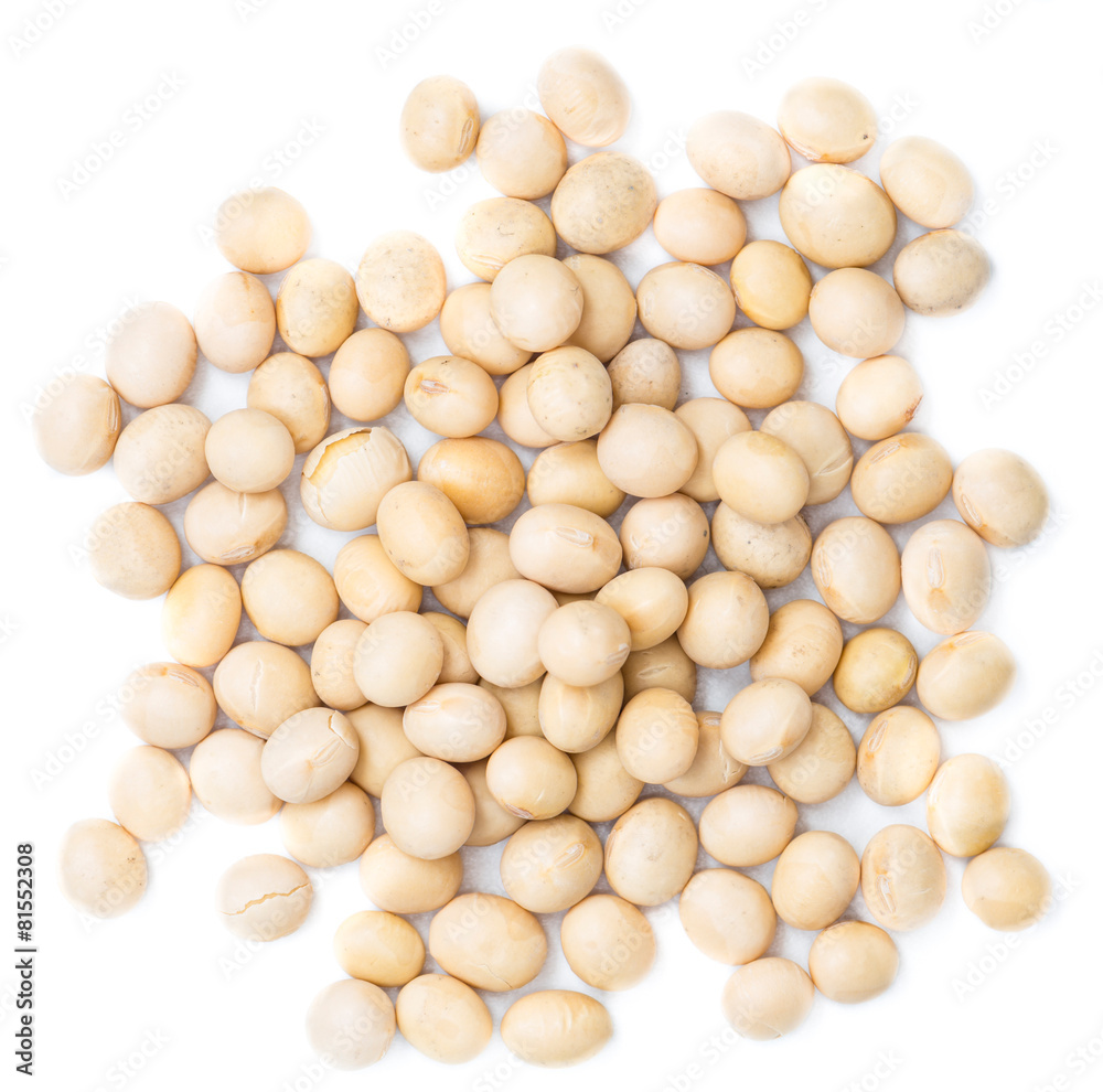 Soy isolated on white Soy isolated on white