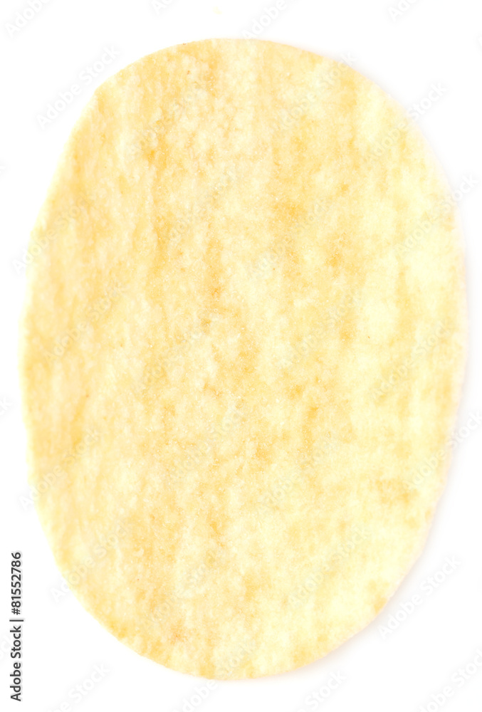 potato chips on white background potato chips on white background