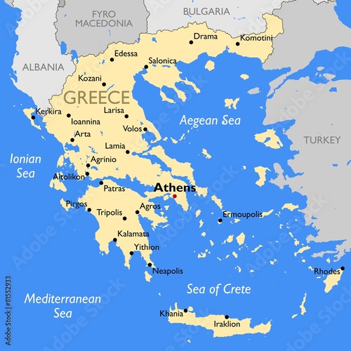 Greece map