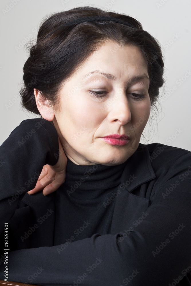 Portrait of senior woman asian appearance Portrait of senior woman asian appearance