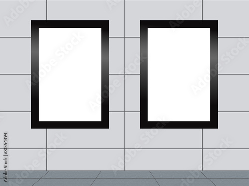 Blank billboard