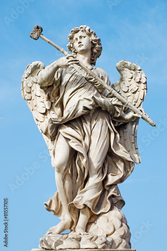 Rome - Statue of angel on the Angel's Bridge