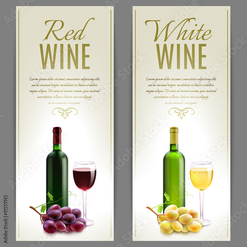 Wine Banner Set