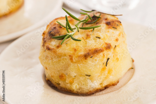 Принти на полотні potato gratin with fresh rosemary