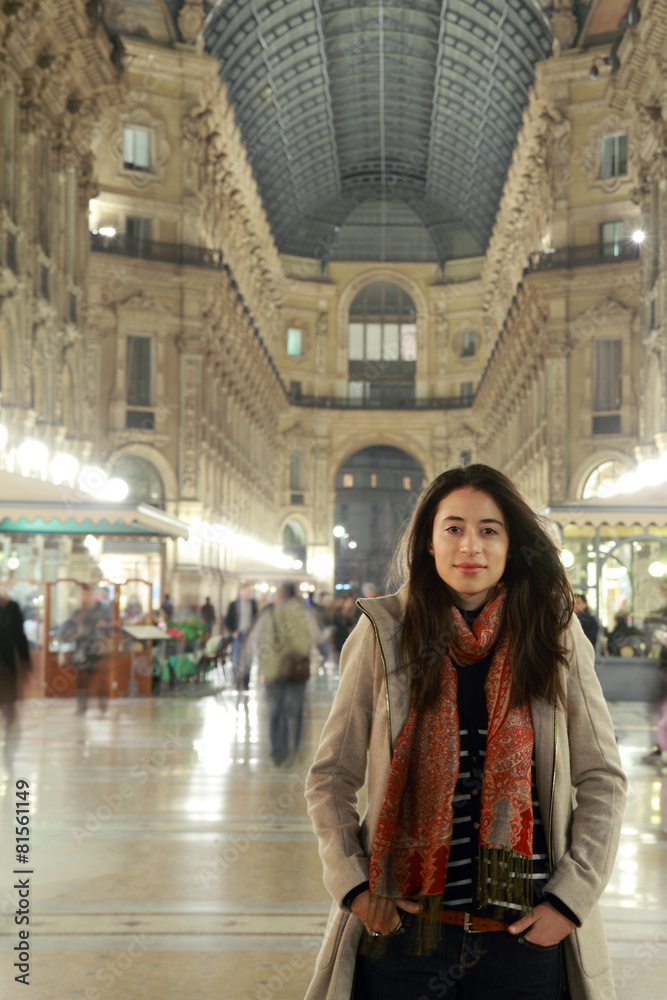 Obraz premium Galleria Vittorio Emanuele, Milan Italy
