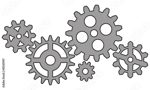Engrenages illustration vecteurs 3