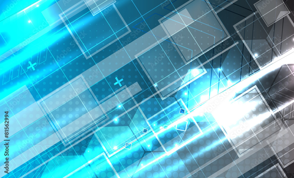 Fototapeta premium abstract technology background Business & development direction