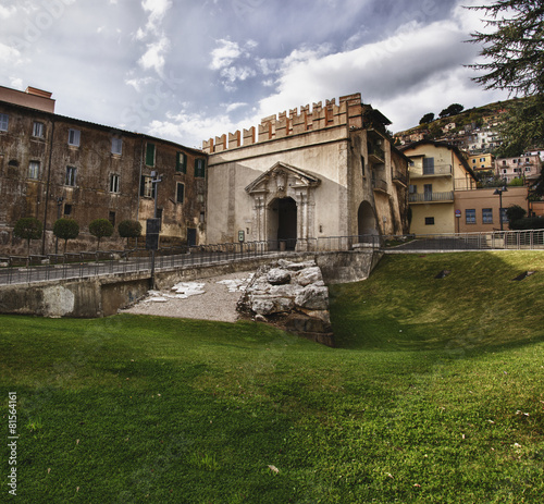Porta del sole, Palestrina , Italia photo
