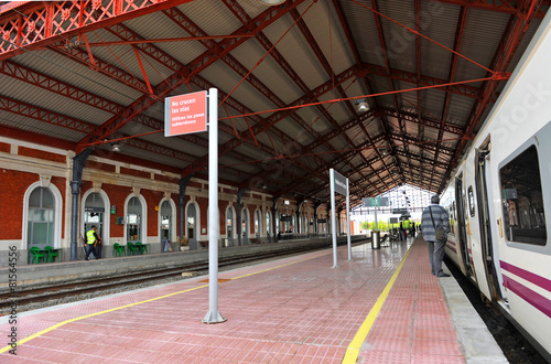 Estación de tren, Medina del Campo, Valladolid, España