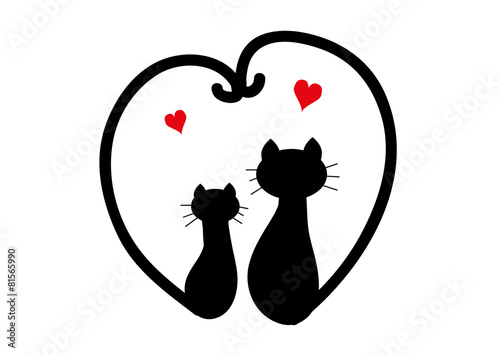 Cats in love