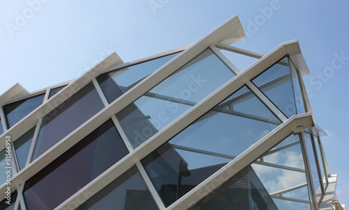 Glass frame structure